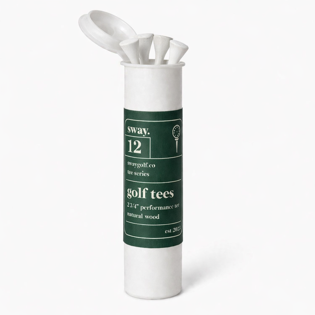 Golf Tube w/ Dozen Golf Tees