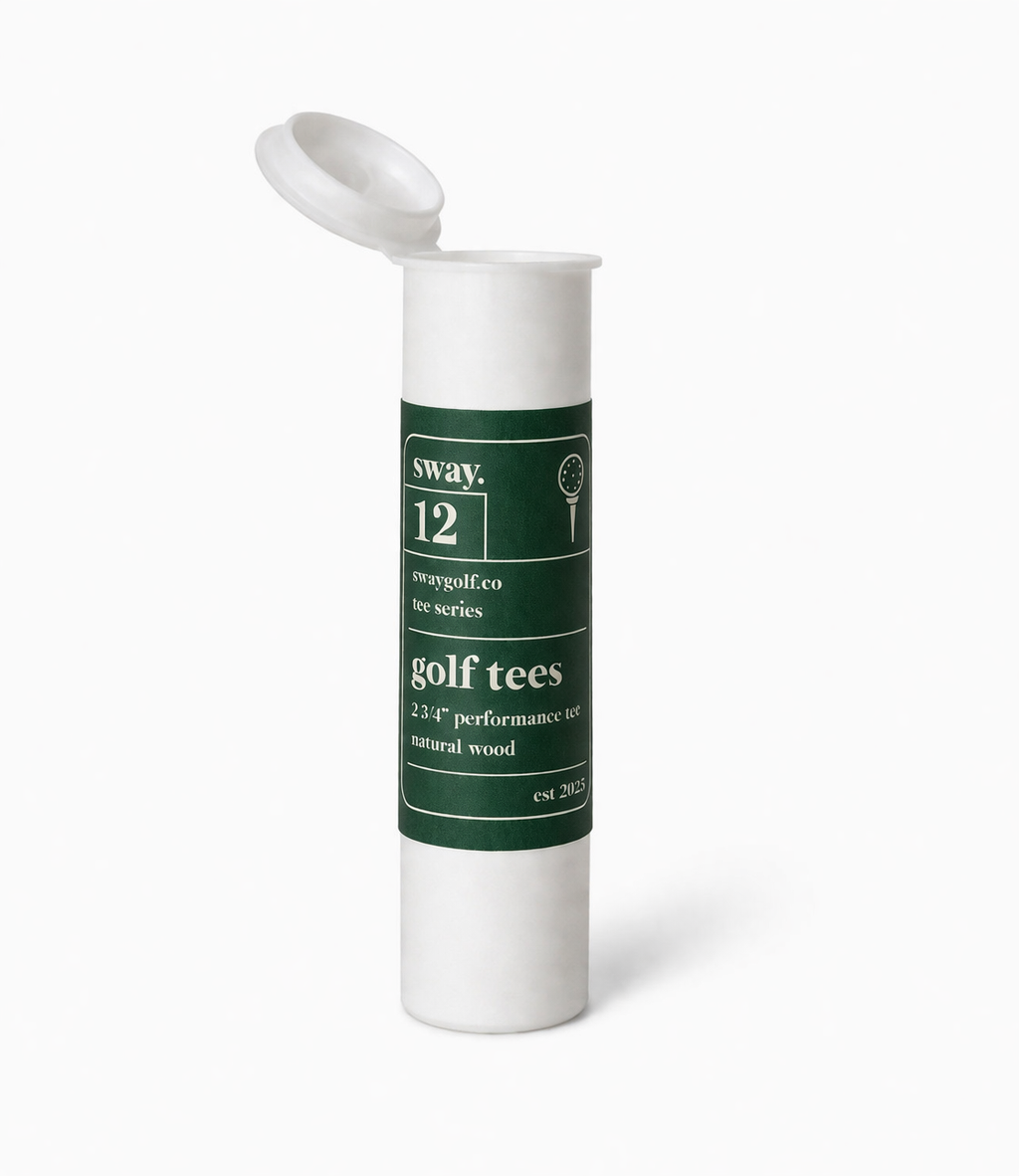 Golf Tube w/ Dozen Golf Tees